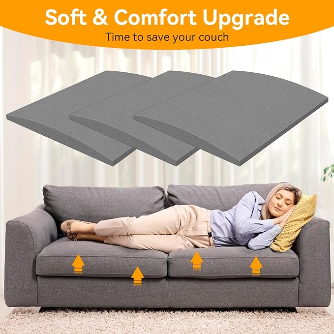 Couch Supports for Sagging Cushions Couch Supporter for Under The Cushions High Density Foam 24 “X 20” Furniture Seat Sagging Repair Set of 3
