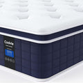 Coolvie California King Mattress in a box, Medium Firm 12 Inch Hybrid Cal King Mattress with Pocket Spring, Pressure Relief, Cooling, Personalized Support for Heavy People, CertiPUR-US® Certified Foam