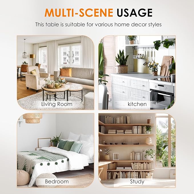 DlandHome 47 inches Medium Computer Desk, Composite Wood Board, Decent and Steady Home Office Desk/Workstation/Table, BS1-120TW Teak and White Legs, 1 Pack