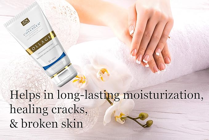 Salcoll Pure Bioactive Anti-Aging Collagen Repair Hand Cream - Hypoallergenic Moisturizing Lotion, Dry Skin Relief, All Skin Types, 150 ml (pack of 4)