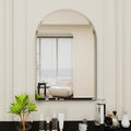 Arched Bathroom Mirror, 18X26 inch Arched Frameless Mirror, Arch Wall Mirror，Frameless Mirrors for Bathroom,Beveled Bathroom Mirror.(18 * 26inch)