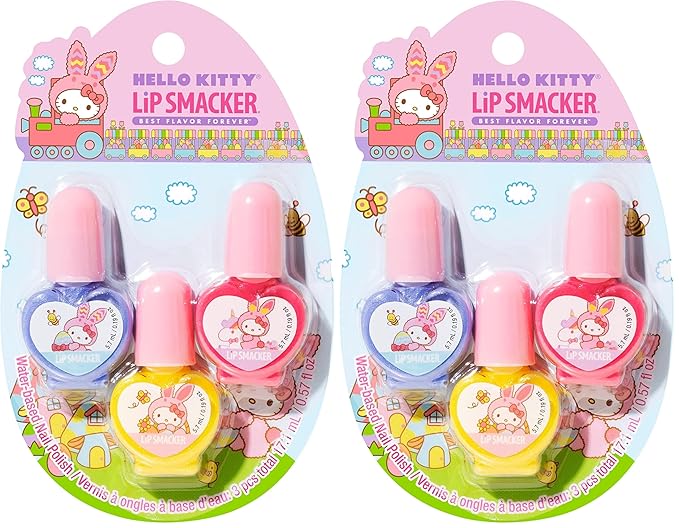 Lip Smacker Easter Nail Polish Trio - Hello Kitty (Pack of 2)