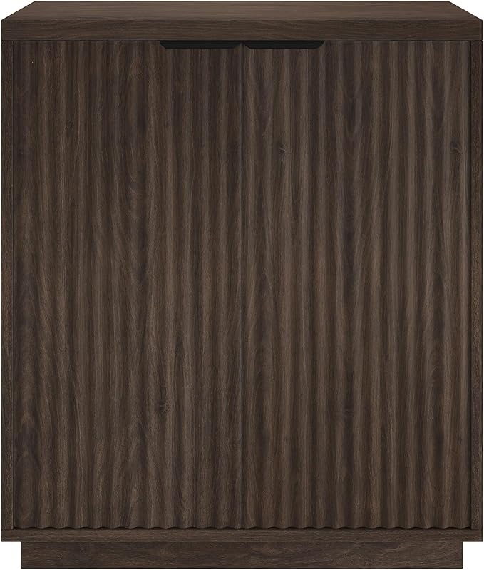 Henn&Hart 28" Wide Rectangular Accent Cabinet in Alder Brown, for Home, Living Room, Bedroom, Entertainment Room, Office