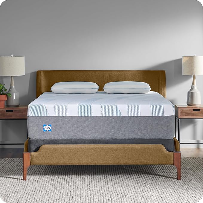 Sealy Dreamlife 14” Foam Mattress-in-a-Box, Twin XL, SealyComfort Gel Memory Foam, SealySupport Transition Foam, Machine Washable Cover