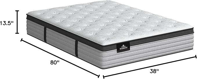 Kingsdown Passions Imagination Pillow Top Mattress, Twin Extra Long