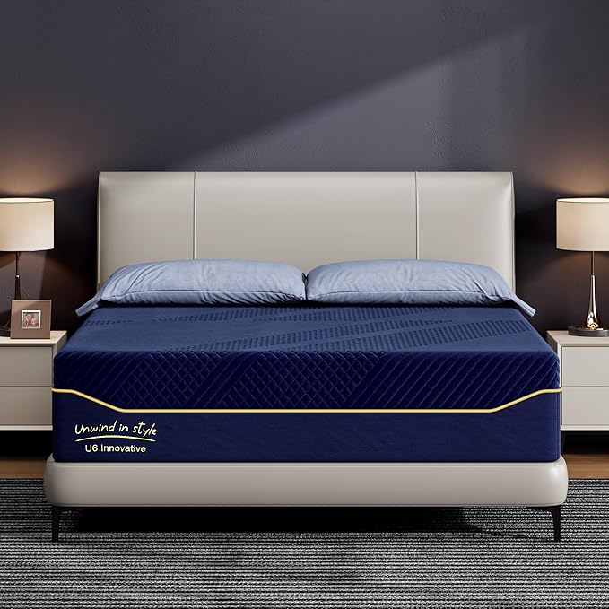 SDHYL King Mattress, 12 Inch Gel Infused Memory Foam Mattress for Good Sleep, Bed in a Box Mid Firm CertiPUR-US Certified & Fiberglass Free, Washable Cover, 80"*76"