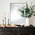 27x36 Inch Black Bathroom Mirror for Wall, Aluminum Frame Rectangle Rectangular Vanity Mirror, Modern Large for Bedroom, Living Room, Horizontal or Vertical