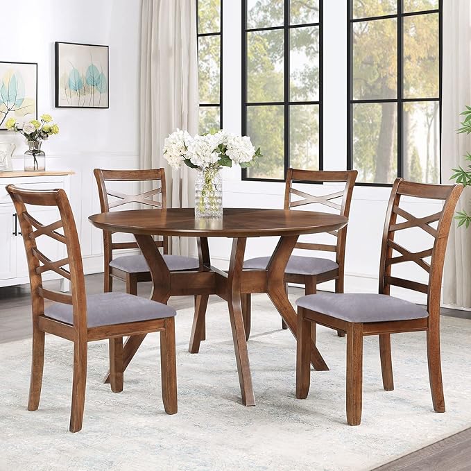 Smiry Velvet Seat Covers for Dining Room Chair Set of 4, Stretch Fit Removable Washable Chair Seat Cushion Protector Slipcovers with Ties, Light Grey