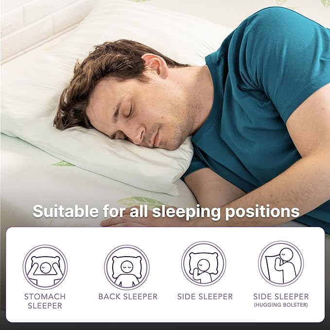 NapQueen Twin XL Size Mattress, 6 Inch Anula Green Tea Infused Memory Foam Mattress, CertiPUR-US Certified