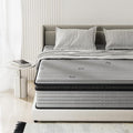 Queen Mattress 12inch in a Box,Memory Foam Hybrid Mattress with Pocket Springs and Zoned Support for Back & Lumbar Pressure Relief,Motion Isolation and Edge Support -CertiPUR-US(12 Inch,Queen)