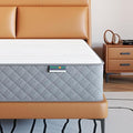 Firm Queen Mattress,10 Inch Hybrid Queen Size Mattress in a Box with Gel Memory Foam, Pocket Innerspring, Pressure Relief, Motion Isolation, Non-Fiberglass - Firm