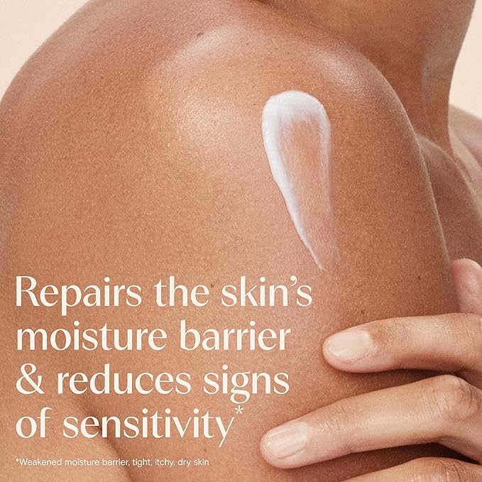 Aveeno Skin Relief Overnight Intense Moisture Cream with Triple Oat Complex & Natural Shea Butter, Therapeutic Dimethicone Skin Protectant for Dry Itchy Relief, Fragrance-Free, 7.3 oz, 3 Pack