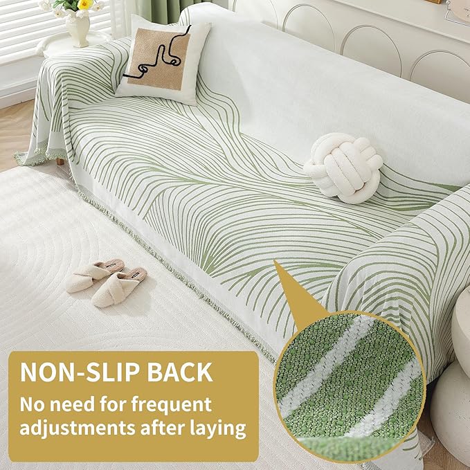 Non Slip Sofa Covers Couch Covers for 3 Cushion Couch Sofa Pet Friendly Washable Couch Covers for Sofa, Soft Thick Sectional Couch Covers L Shape Furniture Protector for Kids, Dogs 71" X118"