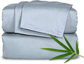 Short Queen Sheets by Pure Bamboo for RV Camper (60"x75") - Genuine 100% Organic Viscose Derived from Bamboo Bed Sheet Set, Soft & Cooling, Lifetime Quality Promise (Short Queen, Sterling Blue)