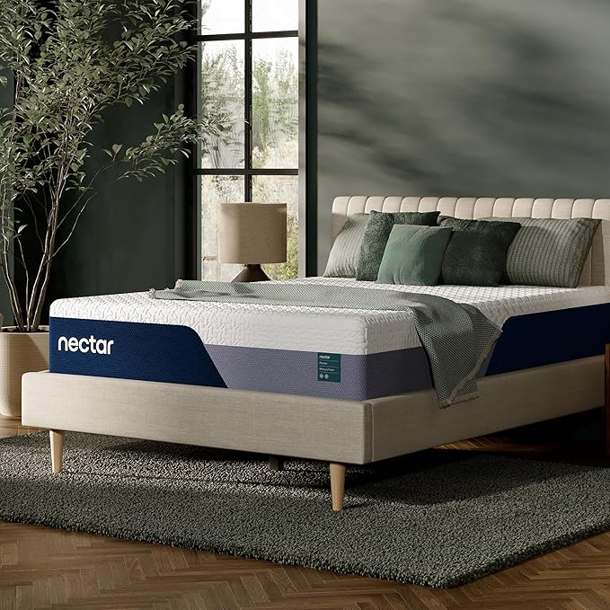 Nectar Premier 13” Twin XL Mattress - Medium Firm - Contouring Memory Foam - Cooling Upgrade - 2” Pressure Relief Layer - Mattress in a Box - 365-Night Trial & Forever Warranty