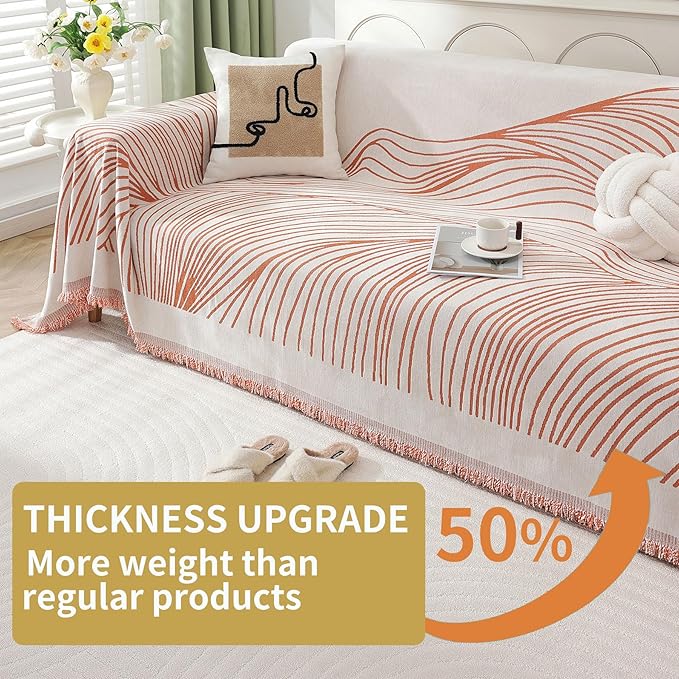Non Slip Sofa Covers Couch Covers for 3 Cushion Couch Sofa Pet Friendly Washable Couch Covers for Sofa, Soft Thick Sectional Couch Covers L Shape Furniture Protector for Kids, Dogs 71" X134"