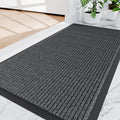 Amyracel Front Door Mat Indoor Outdoor Entrance, 36'' x 72'' All-Season Waterproof Heavy Duty Doormat for Outside Entry, Stain and Fade Resistant, Low Profile, Easy Clean Patio Entryway Mat