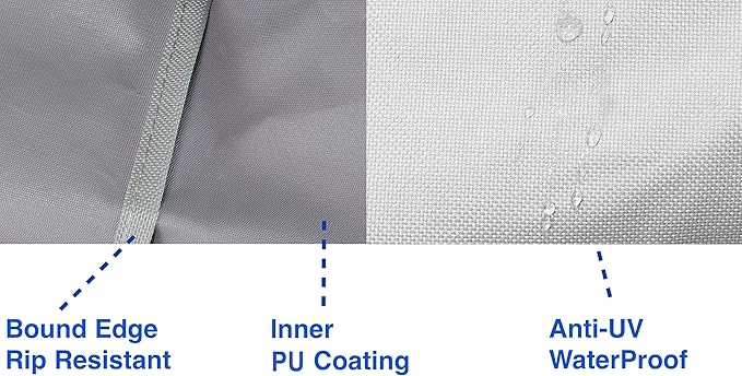 Simple Houseware Patio Chair Covers Waterproof 2 Pack, 39 x 32 x 29 Inches