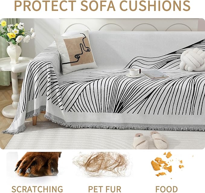 Non Slip Sofa Covers Couch Covers for 3 Cushion Couch Sofa Pet Friendly Washable Couch Covers for Sofa, Soft Thick Sectional Couch Covers L Shape Furniture Protector for Kids, Dogs 71" X134"