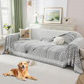 Non Slip Sofa Covers Couch Covers for 3 Cushion Couch Sofa Pet Friendly Washable Couch Covers for Sofa, Soft Thick Sectional Couch Covers L Shape Furniture Protector for Kids, Dogs 71" X134"