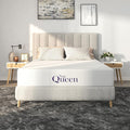 NapQueen Queen Mattress, 6 Inch Charcoal Memory Foam Mattress, Queen Bed Mattress in a Box, CertiPUR-US Certified, Medium Firm, Breathable Soft Fabric Cover