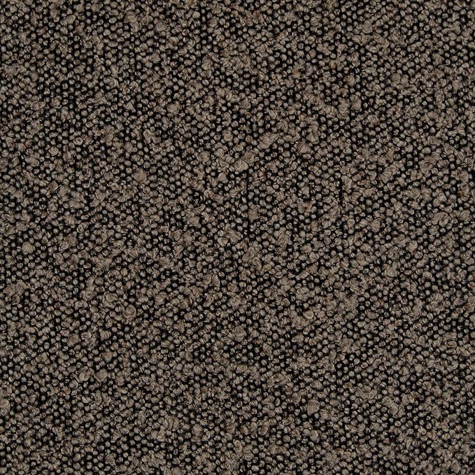HomePop Upholstered Storage Bench with Metal Leg Home Décor|Bench with Storage for Living Room & Entryway - Dark Brown Boucle