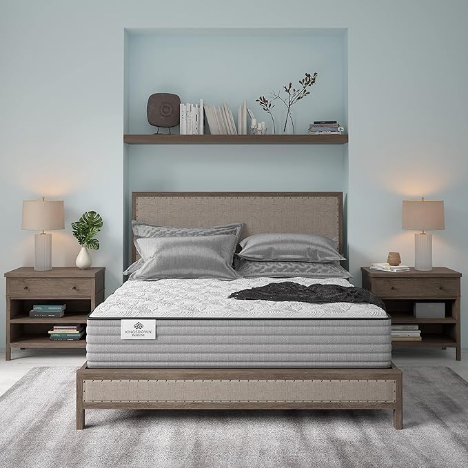 Kingsdown Passions Aspiration 14" Plush Hybrid Mattress, Queen, Tan