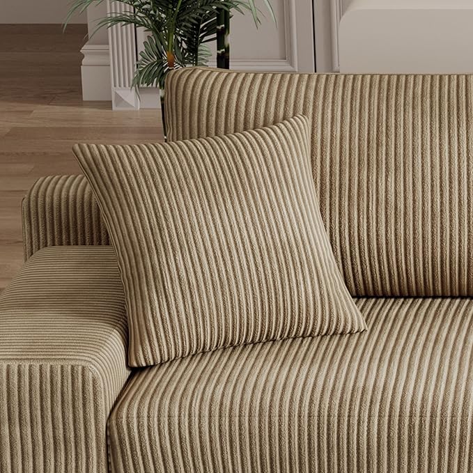 99" Symmetrical U Shaped Reversible Modular Sectional Sofa, Convertible Sofa Lounger Couch with Double Chaise Lounge and Thickness Cushions, Extra Wide Seat Couch w/Headrest