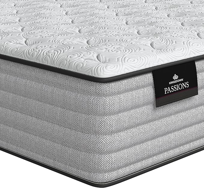 Kingsdown Passions Aspiration 14" Plush Hybrid Mattress, Queen, Tan