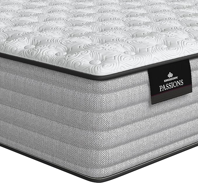 Kingsdown Passions Aspiration 14" Firm Hybrid Mattress, Twin XL,Tan